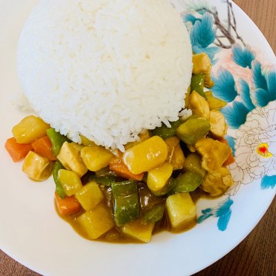 好吃又快手的咖喱鸡肉饭