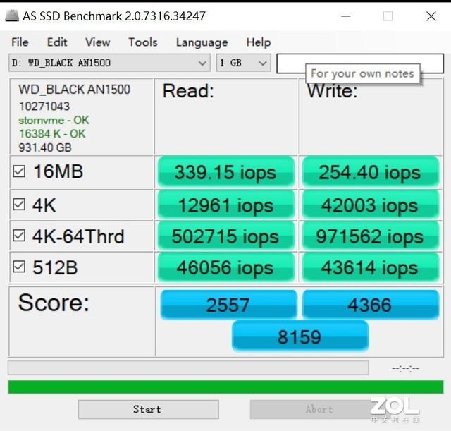 WD_BLACK AN1500扩展卡型SSD评测：PCIe 3.0平台突破6.5GB/s