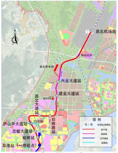 南昌地铁2号线 南昌地铁6号线详细图-徐拾记官网