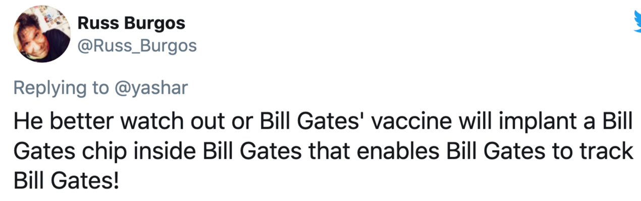 这感觉很棒(比尔·盖茨接种第一剂新冠疫苗，发推：“我感觉很棒”)