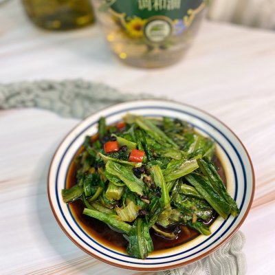 豆豉油麦菜怎么做（健康又过瘾的豆豉油麦菜教程）