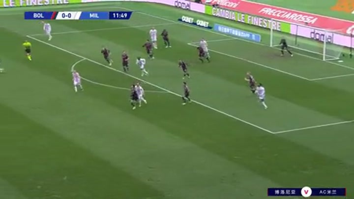 雷比奇破门凯西点射建功（意甲-雷比奇破门凯西点射建功 AC米兰2-1客胜博洛尼亚）-华海博客