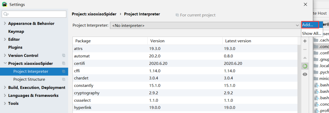 用Pycharm连接远程Python环境