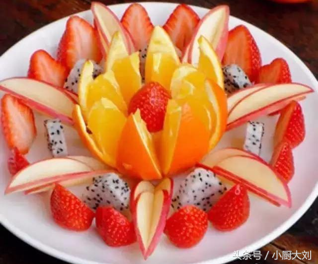 蔬菜水果拼盘图片大全(20款精品果盘看图就会厨艺翻倍)