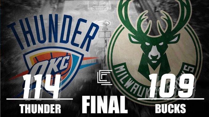 霍福德20 9 7（字母哥24+17+10 霍福德20+9+7 雄鹿不敌雷霆吞3连败）