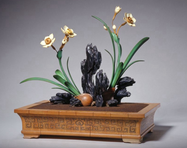 岁朝清供话水仙 冬日暖窗内的凌波仙子