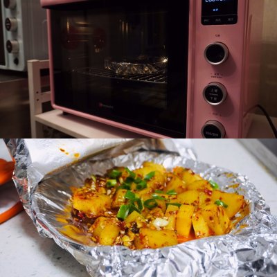 电烤箱烤整个土豆图片