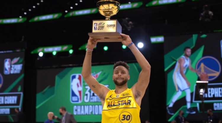 nba全明星赛2021回放(NBA全明星三分大赛：库里绝杀康利夺冠)