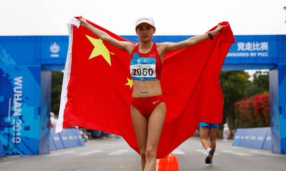 祝贺！杨家玉打破女子20公里竞走世界纪录