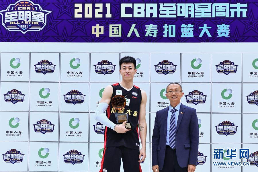 cba扣篮大赛2021(CBA全明星赛：张镇麟获扣篮大赛冠军)