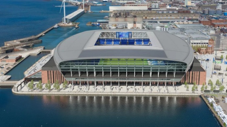 埃弗顿滨海新主场规划获批(埃弗顿位于海滨的新球场计划获批，最多可容纳52888人)