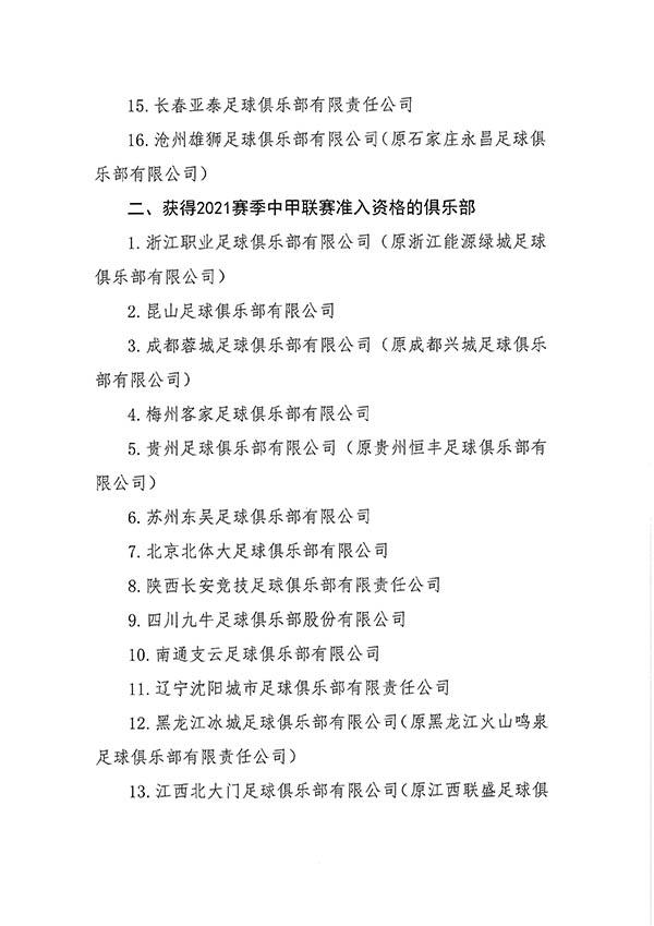 那么沧州雄狮和浙江队将递补中超（官宣！江苏无缘2021中超 津门虎压哨复活 沧州递补）