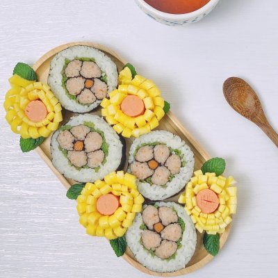 春游必備花朵壽司（附雞蛋花做法）