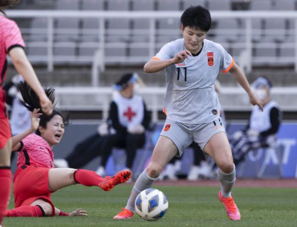 奥运会女足预选赛（足球｜奥运会女足预选赛附加赛首回合：中国队胜韩国队）