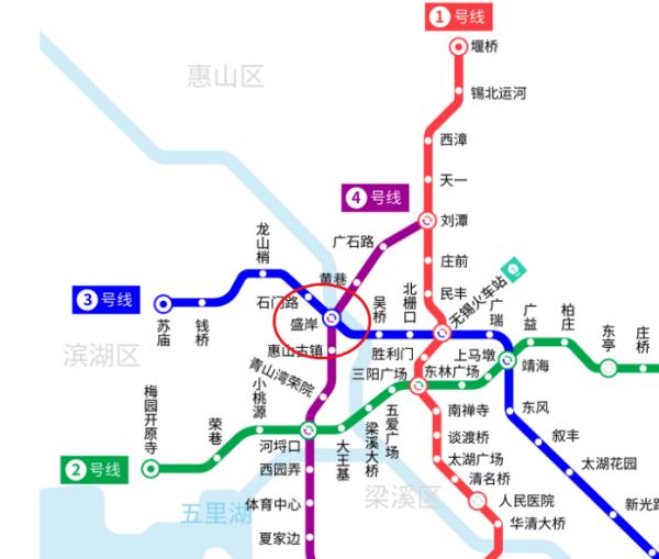无锡地铁4号线 4号线完整线路图无锡-徐拾记官网