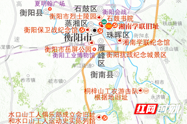 一张图讲党史、游湖南湖南发布《党史学习教育地图》和《红色旅游地图》