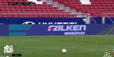 半场：科雷亚破门奥布拉克近距离扑救，马德里竞技1-0韦斯卡