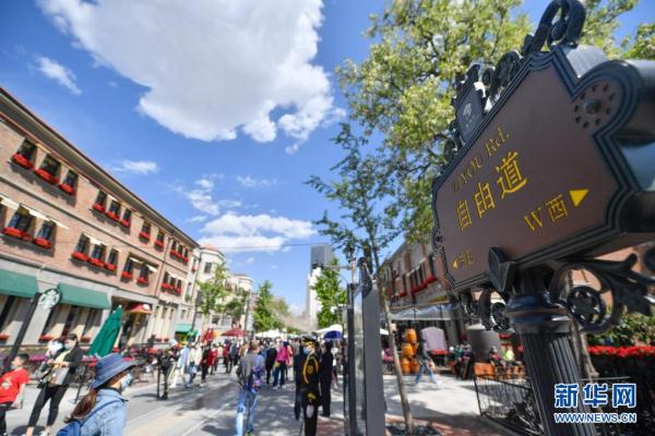 天津意式風情街“五一”重新開街迎客