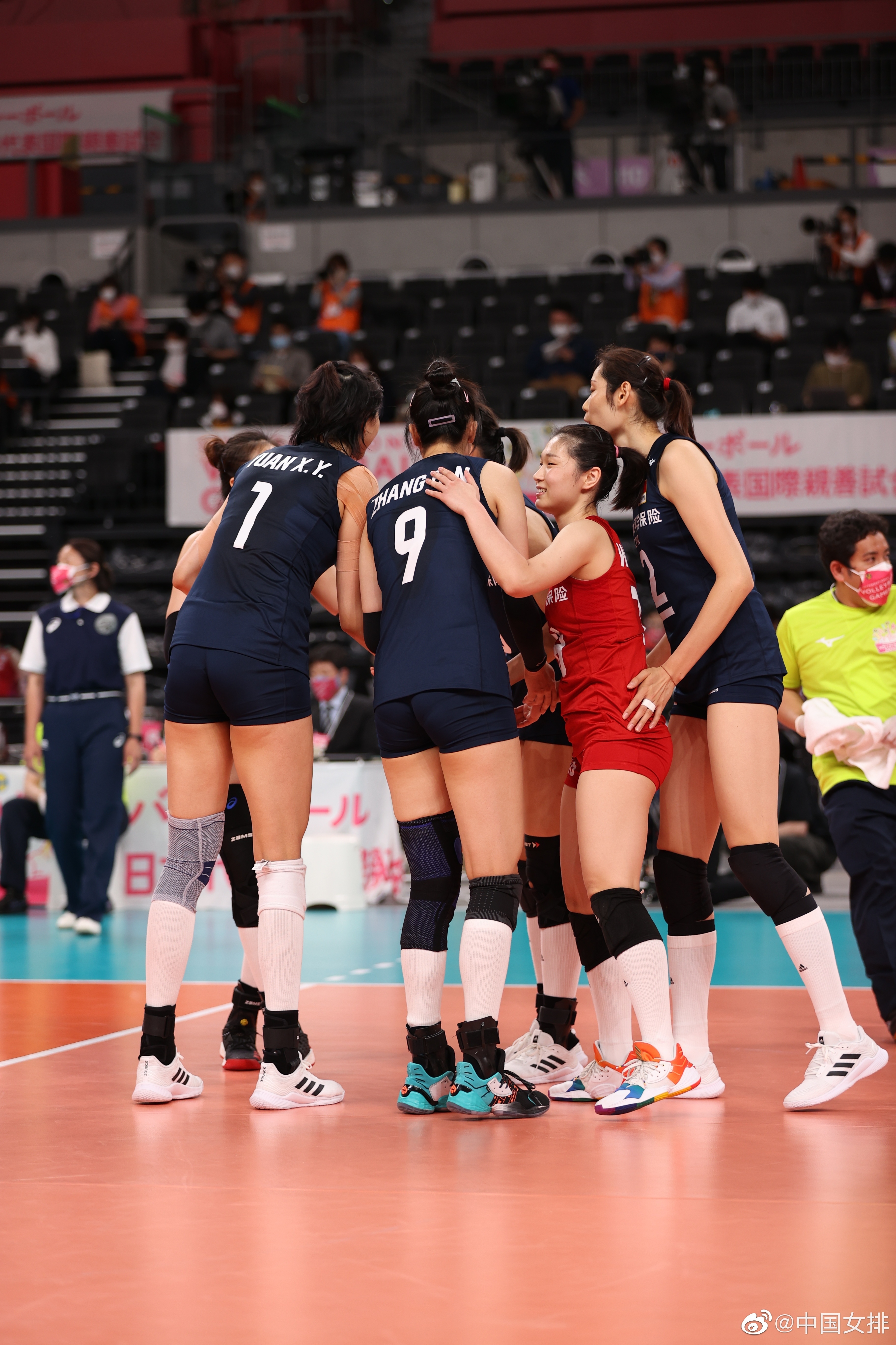 东京奥运测试赛：中国女排3:0完胜日本队