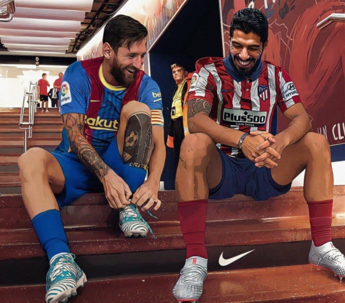 巴萨马竞梅西替补那场比赛（争冠焦点战-巴萨vs马竞首发：梅西PK苏亚雷斯，佩德里出战）-华海博客