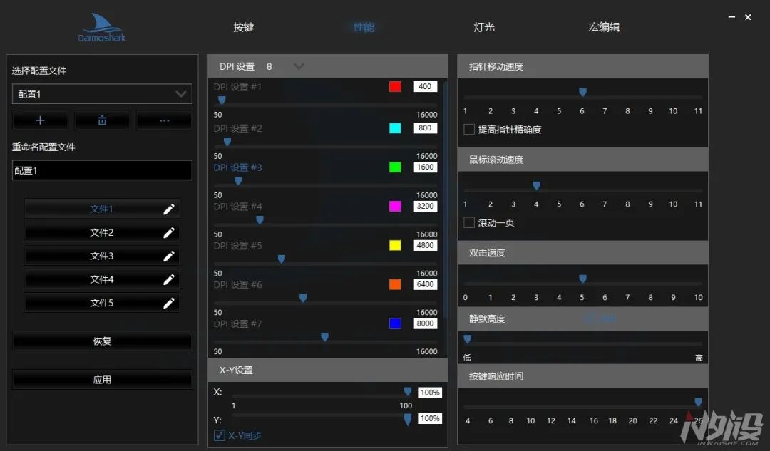 Darmoshark M1鸿游戏鼠标拆解评测