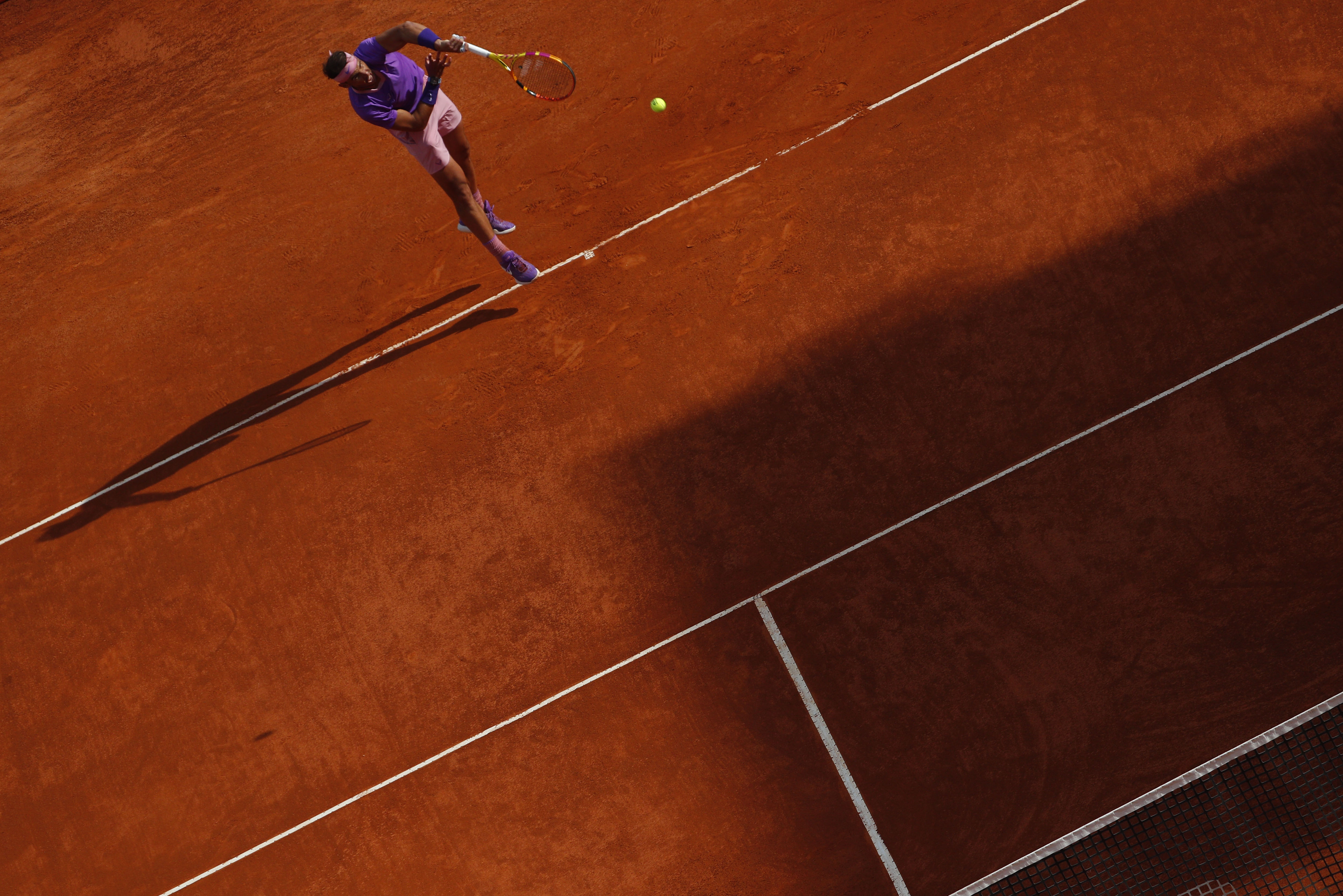网球——罗马大师赛：纳达尔晋级决赛