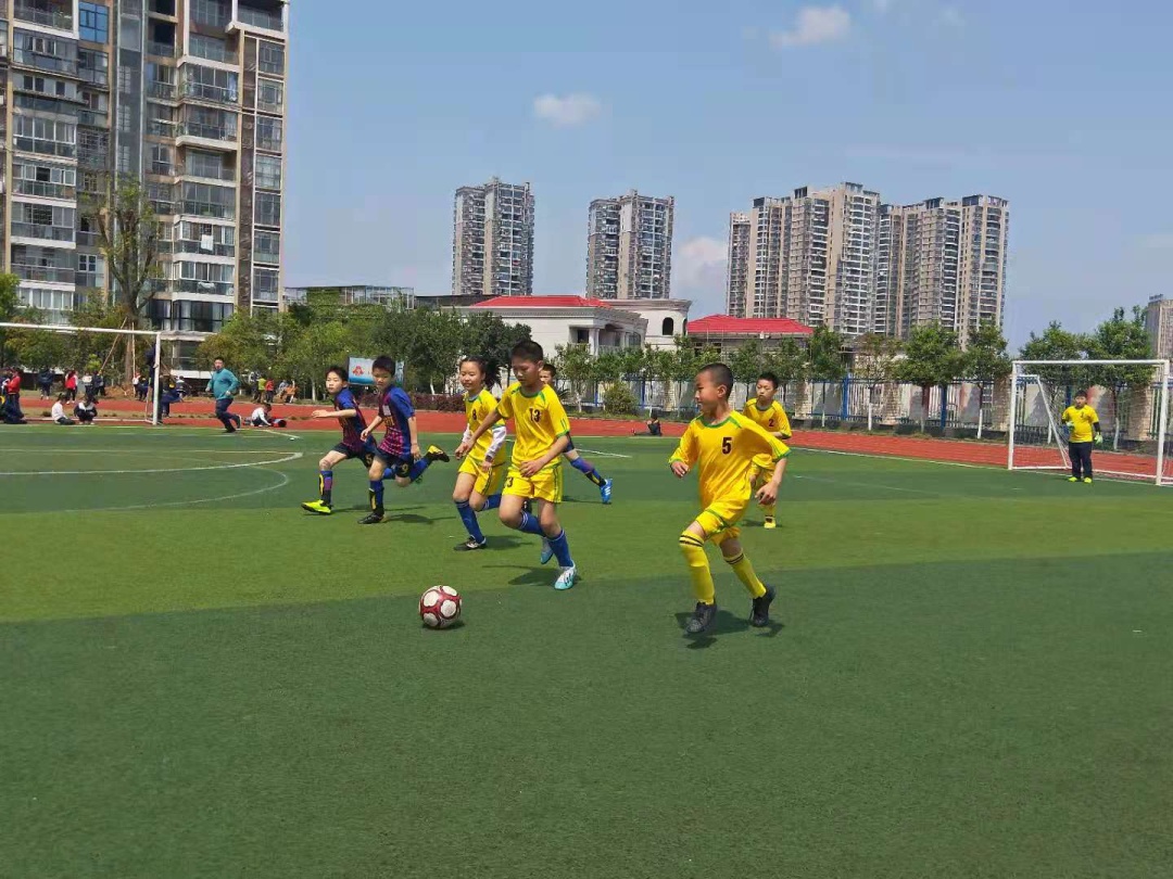 校园足球绘画一等奖 小学(龙洲小学第四届“龙腾杯”校园足球联赛暨足球绘画比赛)