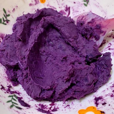 冬天吃爆漿紫薯芝士烤年糕，暖身又暖心