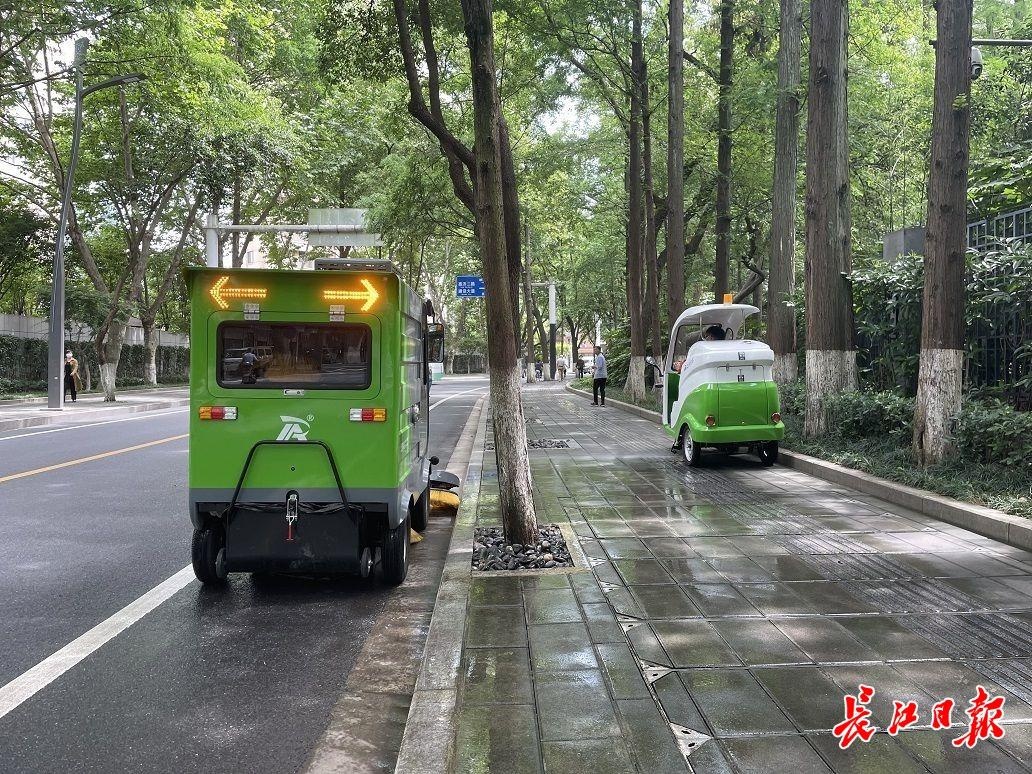 小身材大能量，惠济路来了一对洗扫“黄金搭档”