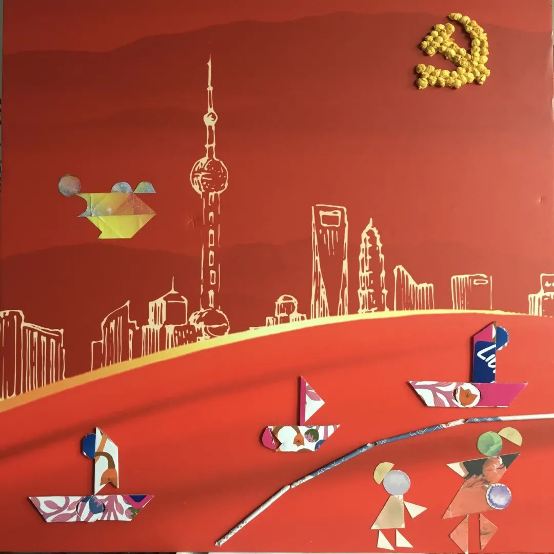 七巧板拼图画作品图片 七巧板拼图图案17个-千百号