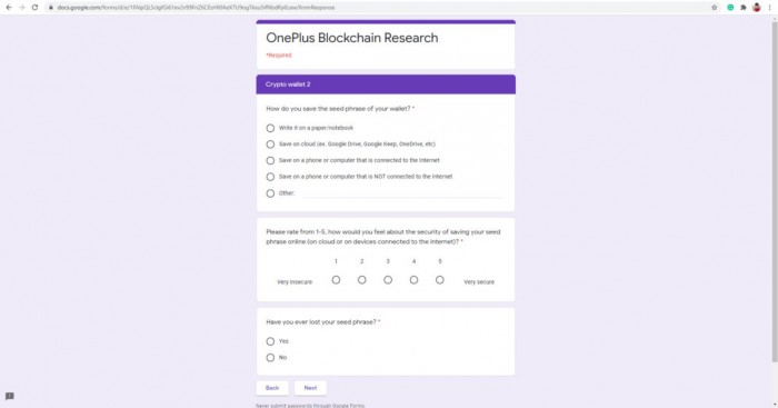 一份问卷调查显示OnePlus可能开发加密货币钱包