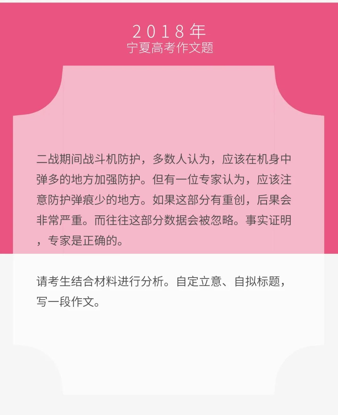 焦点 || 刚刚，2021年宁夏高考作文题目出炉！您觉得好写吗？