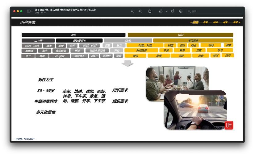 基于猫耳FM、喜马拉雅FM的移动音频产品对比与分析