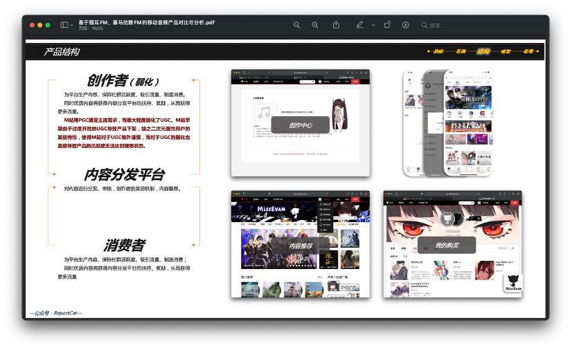 基于猫耳FM、喜马拉雅FM的移动音频产品对比与分析