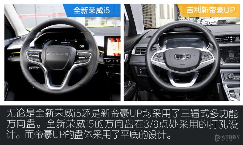 入门家轿新风向 全新荣威i5对比吉利新帝豪UP