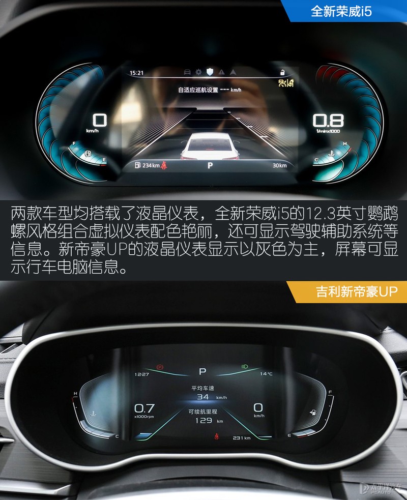 入门家轿新风向 全新荣威i5对比吉利新帝豪UP