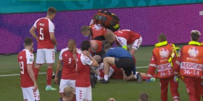 欧洲杯丹麦vs芬兰直播图文（丹麦0-1芬兰，芬兰欧洲杯首球，埃里克森休克后已状态稳定）