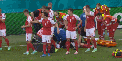 欧洲杯丹麦vs芬兰直播图文（丹麦0-1芬兰，芬兰欧洲杯首球，埃里克森休克后已状态稳定）