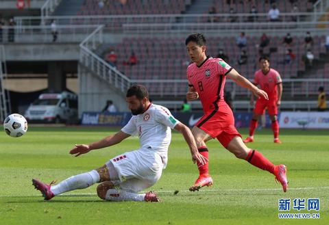 世界杯2022亚洲预选赛韩国队(世预赛：韩国队胜黎巴嫩队)