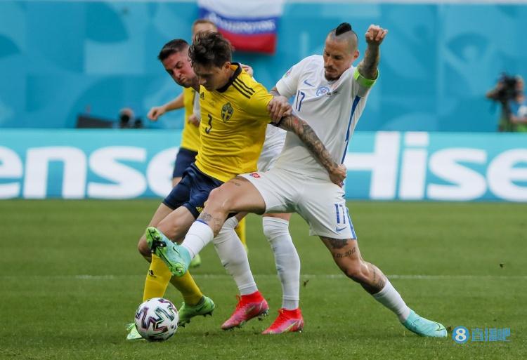瑞典1-0斯洛伐克(半场-双方攻击线哑火 瑞典暂0-0斯洛伐克)