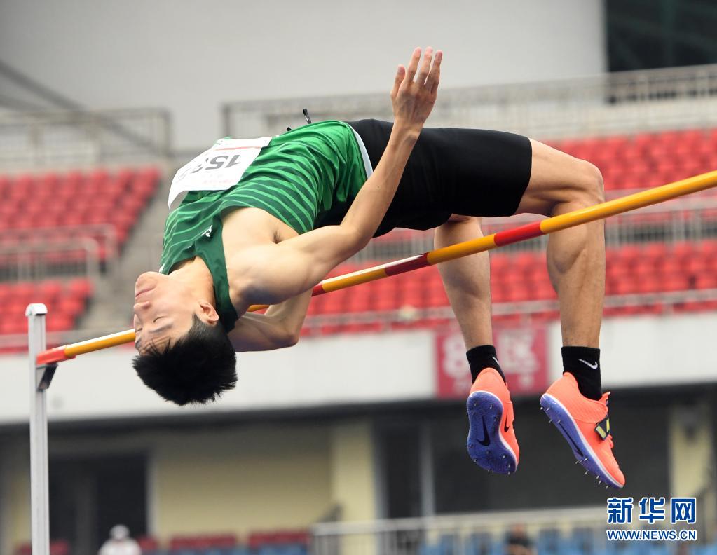 全国田径锦标赛男子跳高决赛：王宇获得冠军