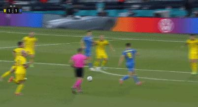 90分钟战报-津琴科爆射福斯贝里扳平+两中框 瑞典1-1乌克兰进加时