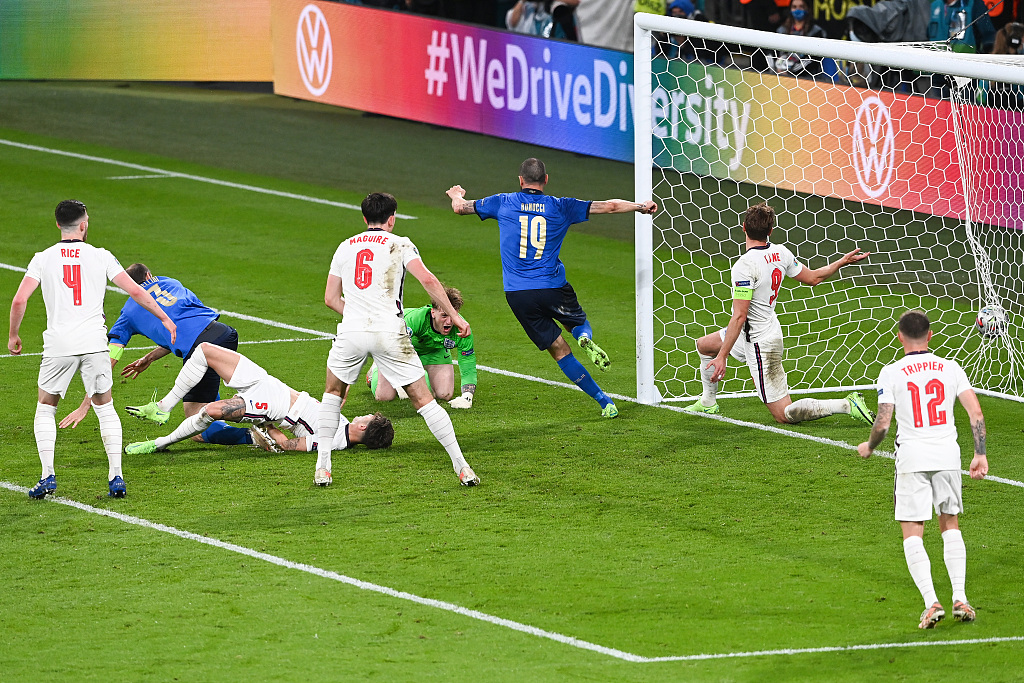 2020欧洲杯决赛：英格兰3-4（点球2-3）意大利