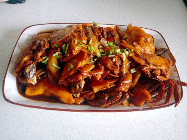 夏日开胃餐#美味六月黄面拖蟹