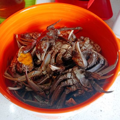 夏日开胃餐#美味六月黄面拖蟹