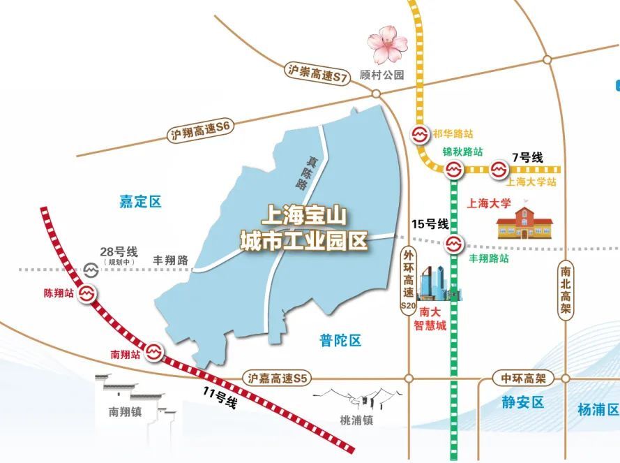 宝山城市工业园区全面布局，落实五项工程，大力推进科创园建设