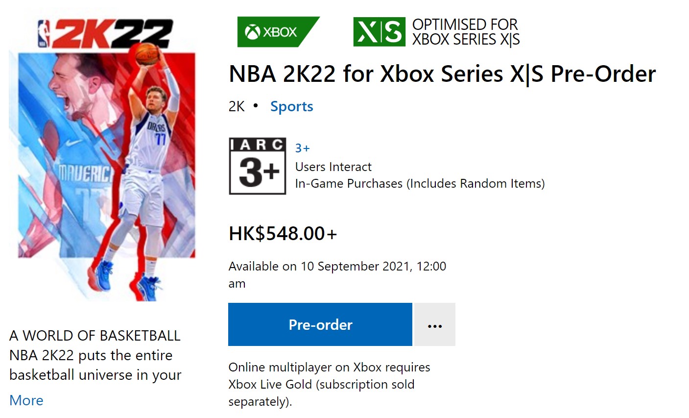 nba2k22商店为什么都打不开(《NBA 2K22》现已上架Steam 国区199元最低)