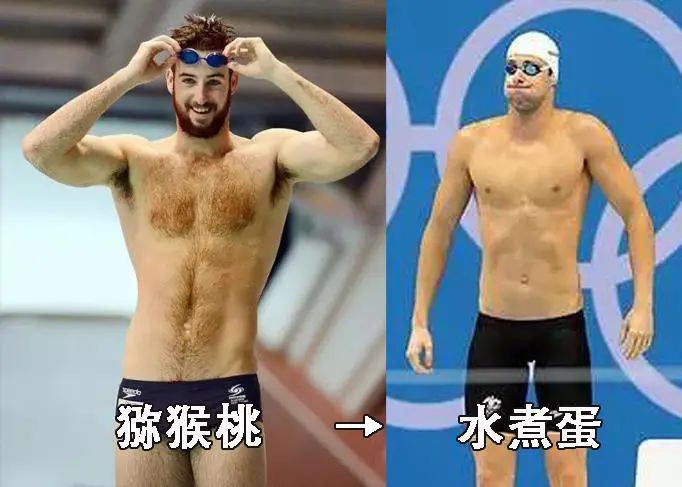 为什么游泳运动员都没毛？