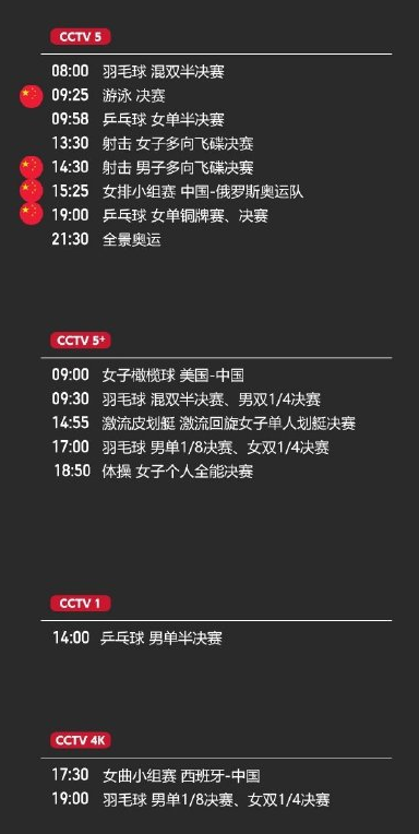 有哪些网站可以直播奥运会(今日东京奥运会直播赛程 东京奥运会直播地址入口在线观看)