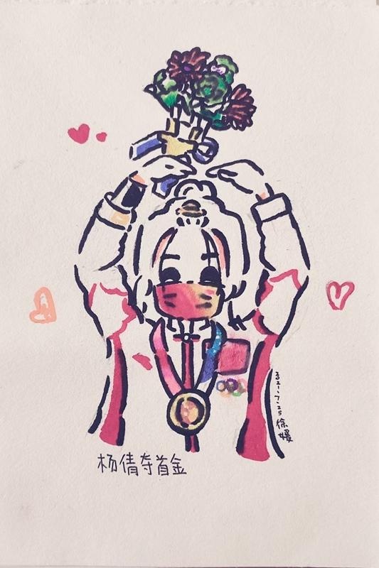 奧運會金牌有哪些手繪（可愛！寧波奉化小學生手繪中國隊奧運金牌九宮格）
